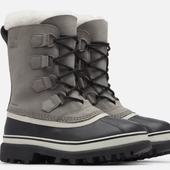Sorel Caribou Boot Gray Womens 6.5 - Picture 11 of 15
